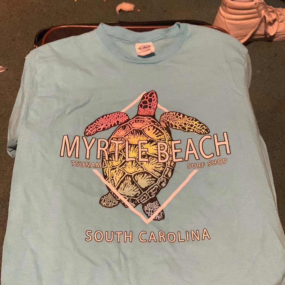 Myrtle Beach, SC blue turtle Tee